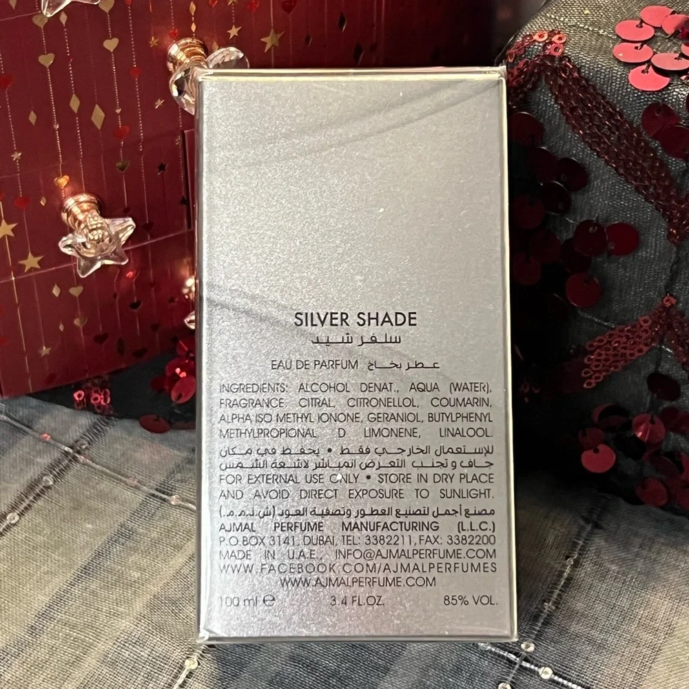 Silver Shade by Ajmal 100ML 3.4 oz